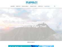 Tablet Screenshot of hawaiimagazine.com